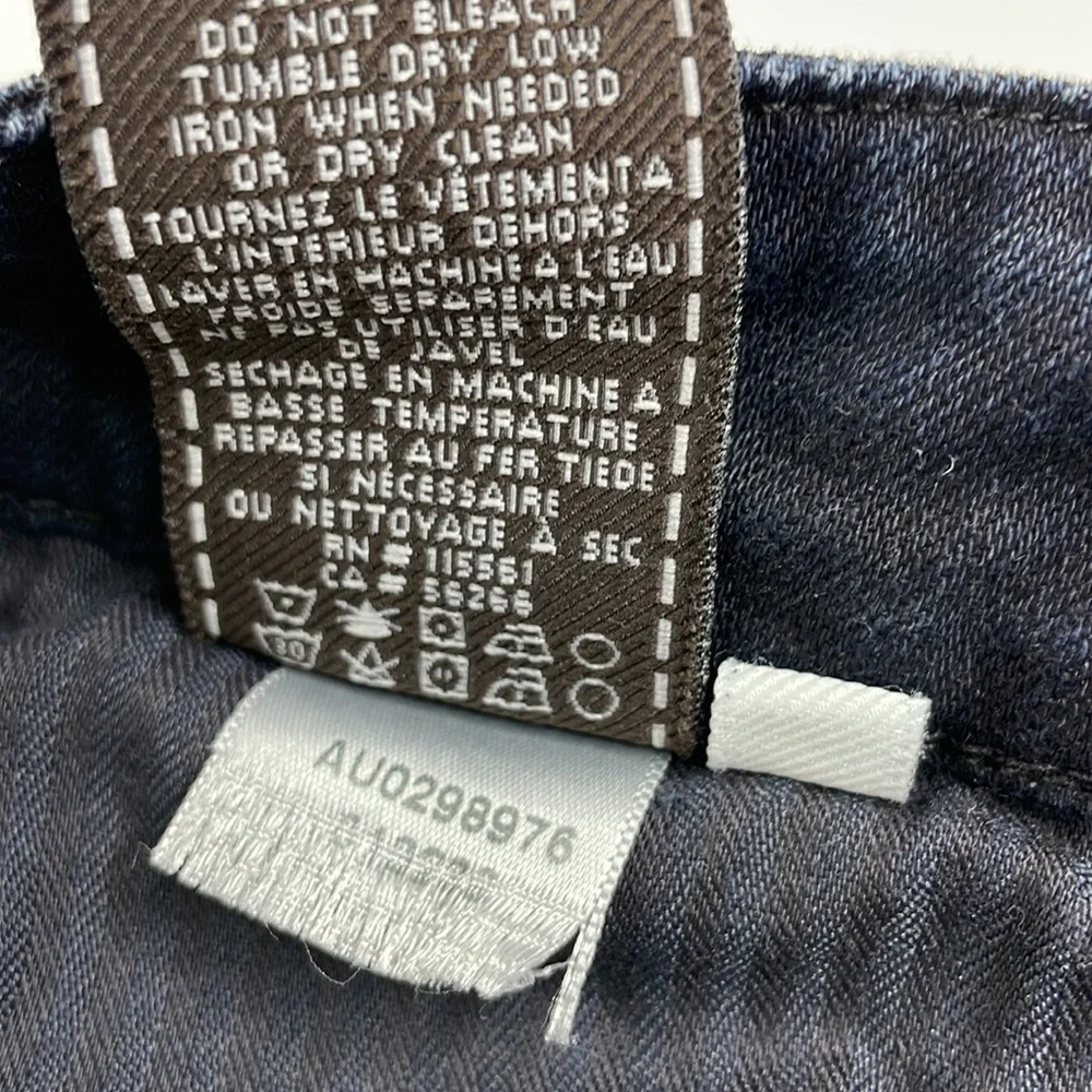 7 For All Mankind Jiselle Slim Flare Jeans Dark wash size 26 - Picture 6 of 14